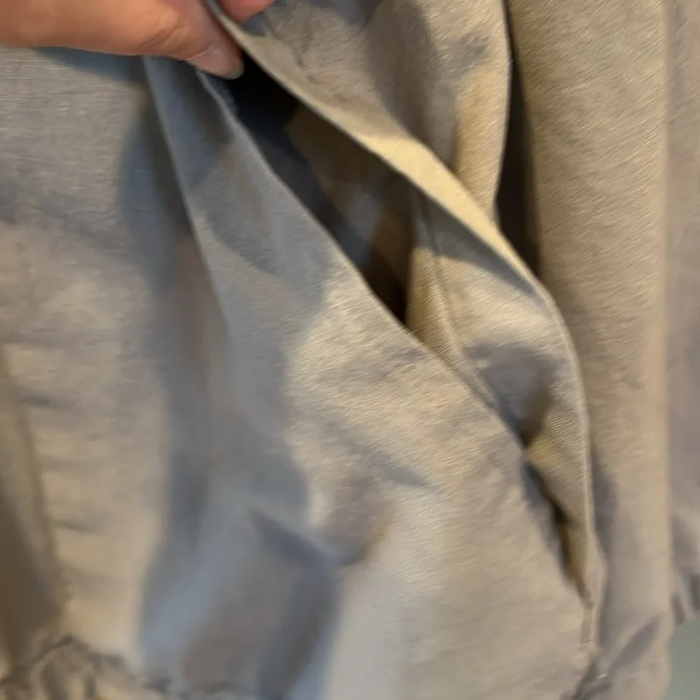 🕺🐠Vintage Nike Pro Club windbreaker half zip teal gray color block medium
